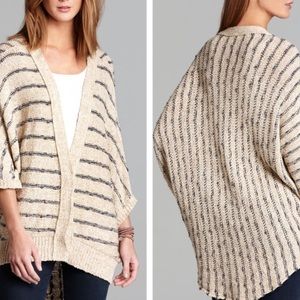 Free People Striped Cardigan Size XS NWT